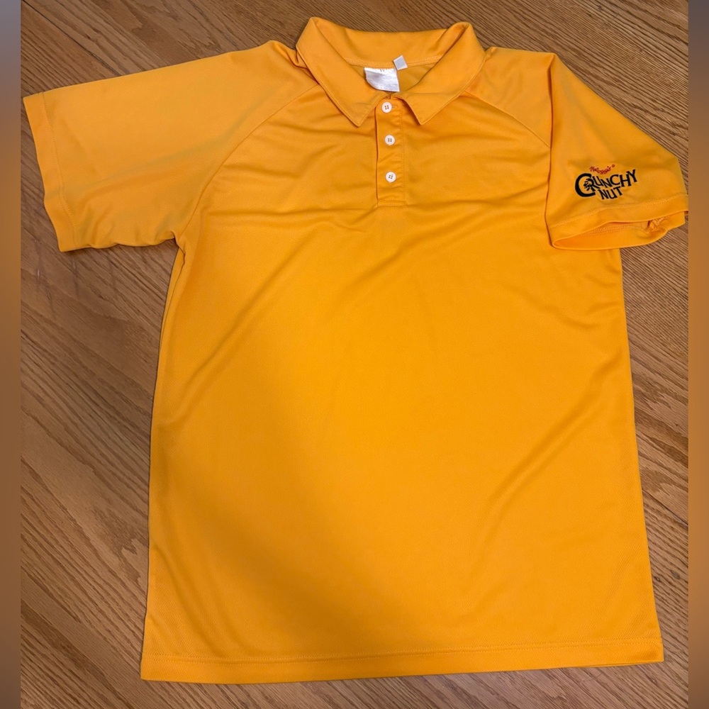 Crunchy Nut Men's Orange Yellow Polo Shirt